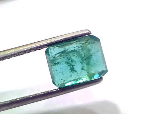 2.65 Ct Untreated Natural Zambian Emerald Gemstone Panna Stone