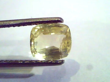 2.66 Ct 4.5 ratti Unheated Untreated Natural Ceylon Yellow Sapphire