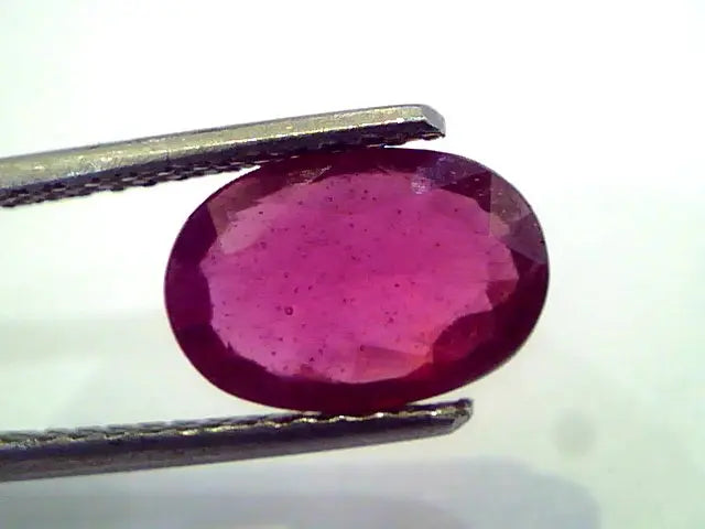 2.72 Ct Natural Ruby Gemstone Manek Gem for Sun (Heated)