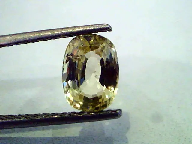 2.63 Ct Unheated Untreated Natural Ceylon Yellow Sapphire Gems