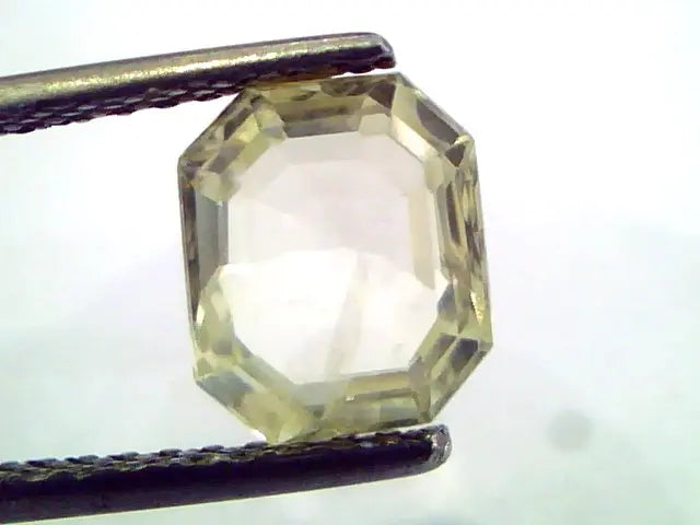 2.66 Ct Unheated Untreated Natural Ceylon Yellow Sapphire/Pukhraj
