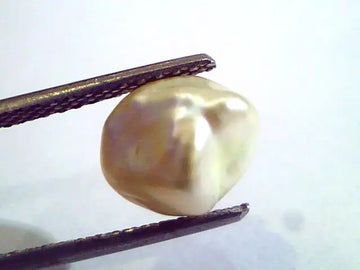 2.67 Carat Certified Natural Keshi Pearl,Certified Moti For moon