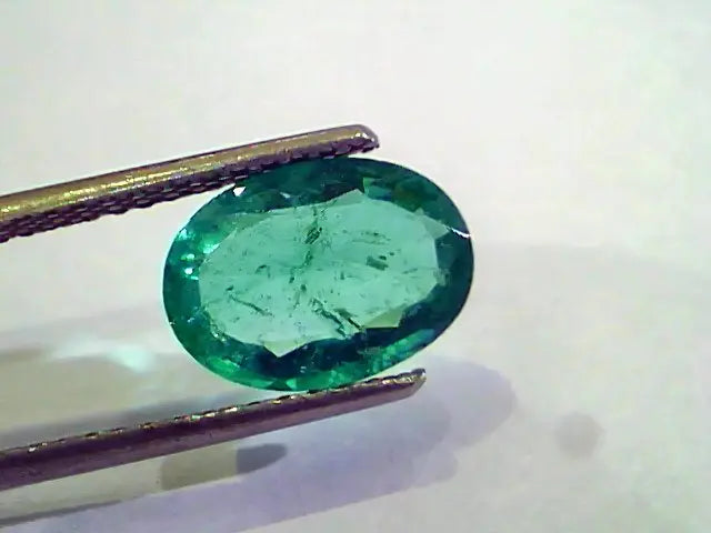 2.66 Ct Untreated Natural Zambian Emerald Gemstone Panna