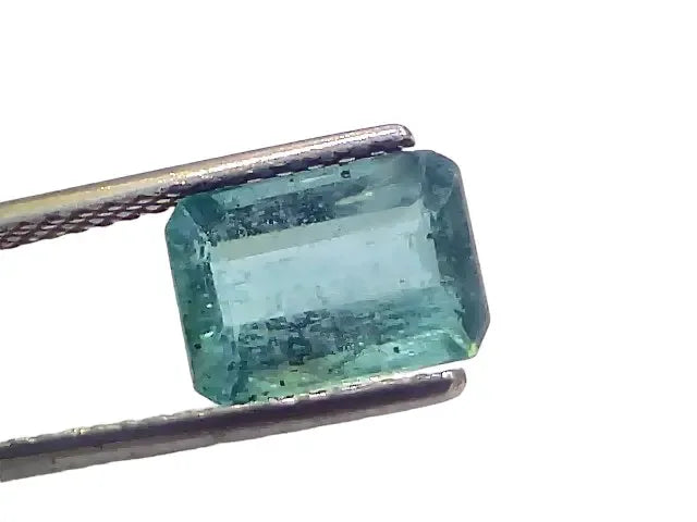 2.67 Ct GII Certified Untreated Natural Zambian Emerald Panna Gemstone - Venus Gems