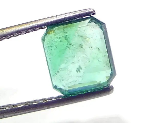 2.67 Ct GII Certified Untreated Natural Zambian Emerald Gemstones