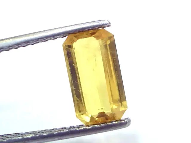 2.67 Ct Natural Yellow Sapphire Pukhraj Jupiter Gemstone (Heated)