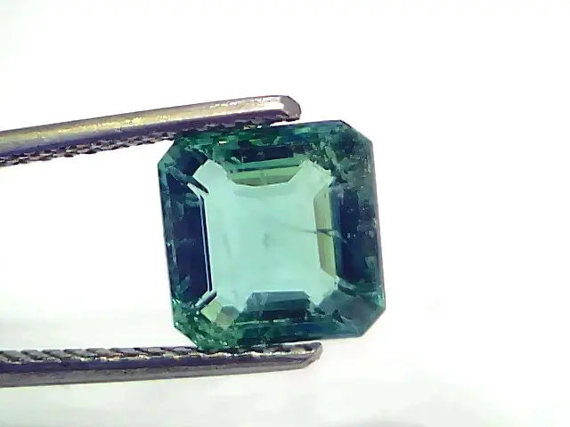 2.69 Ct GII Certified Untreated Natural Zambian Emerald Gemstone AAAAA