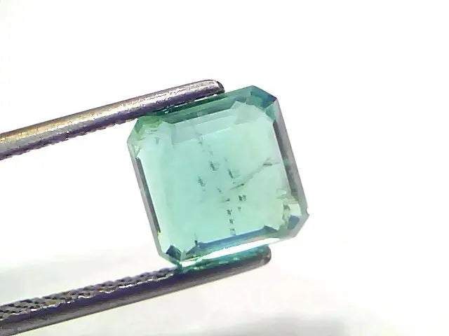 2.69 Ct GII Certified Untreated Natural Zambian Emerald Gemstone AAAAA