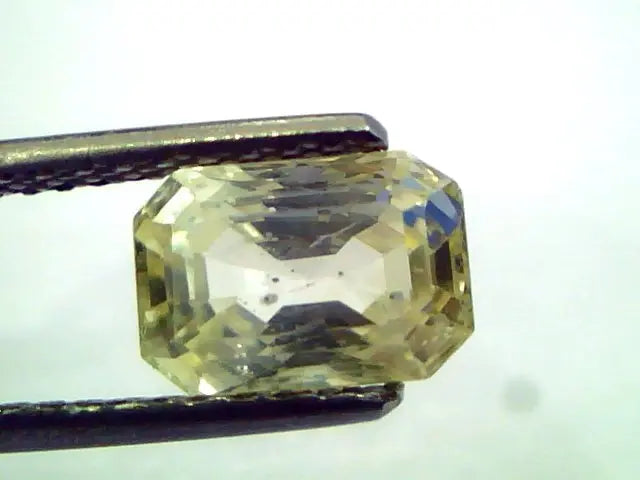 2.69 Ct Unheated Untreated Natural Ceylon Yellow Sapphire/Pukhraj