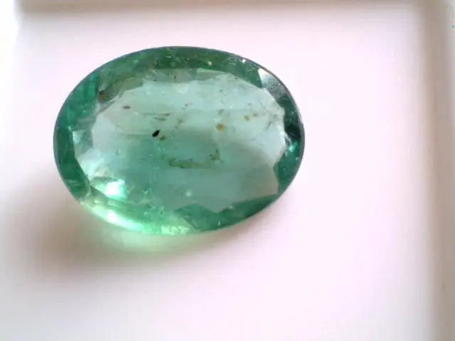 2.70 VVS CLEAN UNTREATED NATURAL ZAMBIAN EMERALD + GOLD PENDENT