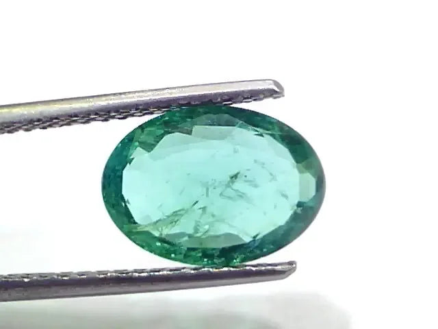 2.70 Ct GII Certified Untreated Natural Zambian Emerald Gems AAAAA - Venus Gems