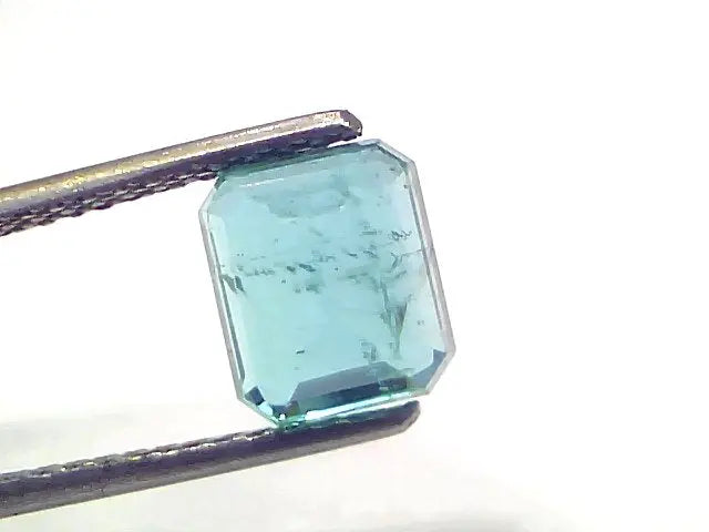 2.70 Ct GII Certified Untreated Natural Zambian Emerald Gemstone AAAAA
