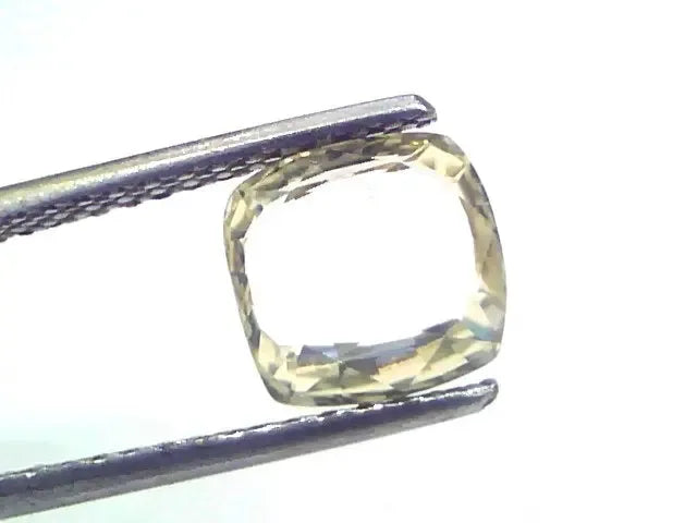 2.70 Ct GII Certified Unheated Untreated Natural Ceylon Yellow Sapphire - Venus Gems