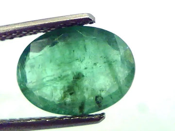 2.64 Ct Untreated Natural Zambian Emerald Gemstone