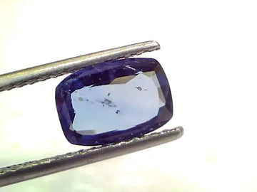 2.71 Ct Unheated Untreated Natural Ceylon Blue Sapphire Neelam - Venus Gems