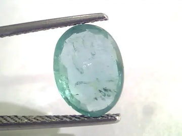 2.72 Ct Untreated Natural Zambian Emerald Gemstone Panna Gems - Venus Gems