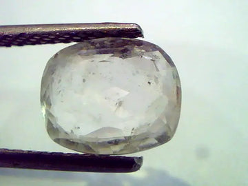 2.71 Ct Unheated Untreated Natural Ceylon White Sapphire