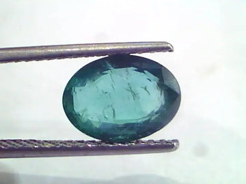 2.72 Ct IGI Certified Untreated Natural Zambian Emerald Gemstone AAA