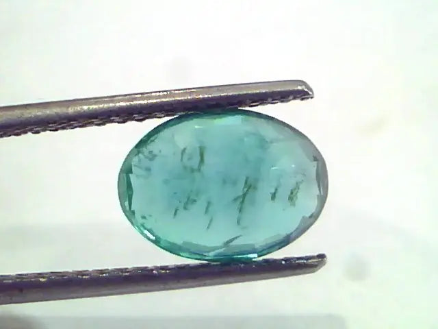 2.72 Ct IGI Certified Untreated Natural Zambian Emerald Gemstone AAA