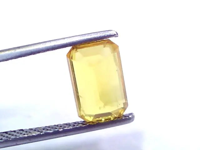 2.72 Ct Natural Yellow Sapphire Pukhraj Jupiter Gemstone (Heated)