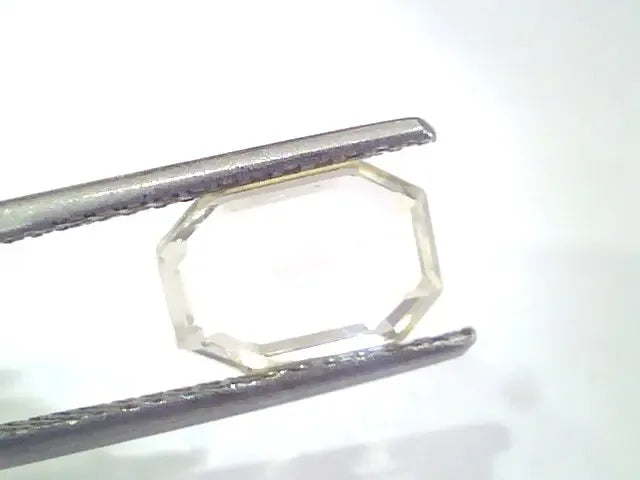 2.73 Ct Unheated Untreated Natural White Sapphire Gemstones - Venus Gems