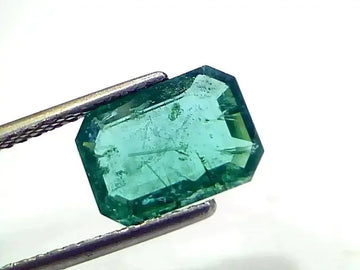 2.74 Ct IGI Certified Untreated Natural Zambian Emerald Gemstone - Venus Gems