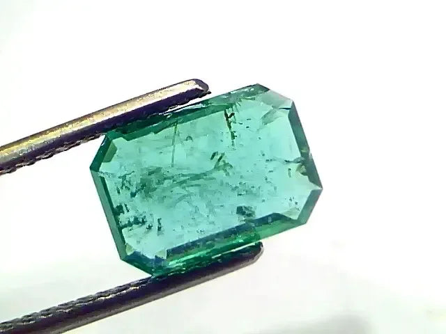 2.74 Ct IGI Certified Untreated Natural Zambian Emerald Gemstone - Venus Gems