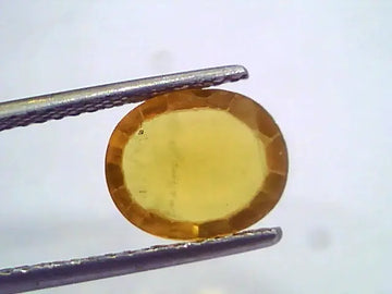 2.74 Ct Natural Yellow Sapphire Pukhraj Jupiter Gemstone(Heated)