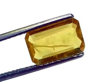 2.74 Ct Natural Yellow Sapphire Pukhraj Jupiter Gemstone (Heated) - Venus Gems