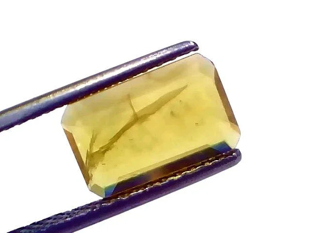 2.74 Ct Natural Yellow Sapphire Pukhraj Jupiter Gemstone (Heated) - Venus Gems
