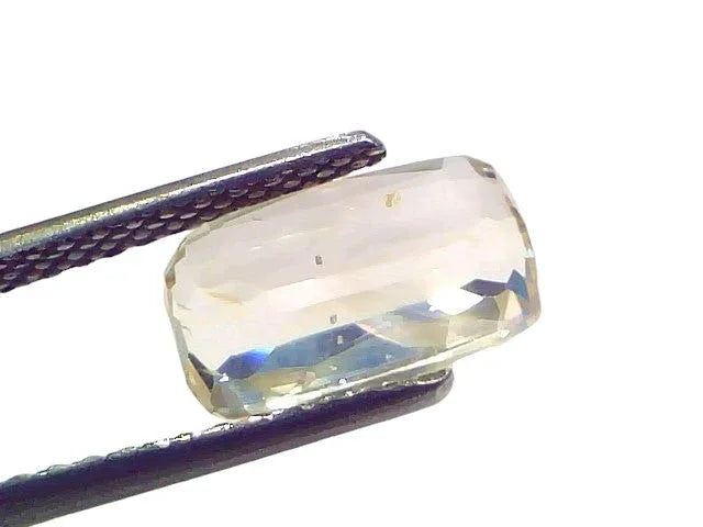 2.79 Ct Certified Unheated Untreated Natural Ceylon Yellow Sapphire Gems - Venus Gems