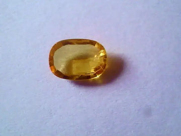 2.82 Ct Natural Yellow Sapphire Pukhraj Gemstone for Jupiter