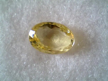 2.5 Ct Unheated Untreated Natural Ceylon Yellow Sapphire,Pukhraj
