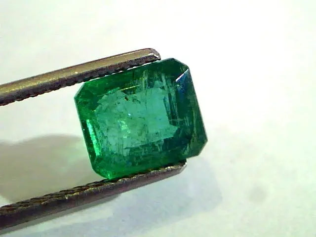2.80 Ct Unheated Untreated Natural Zambian Emerald Gemstone AA