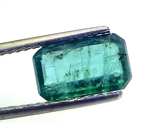 2.83 Ct Certified Untreated Natural Zambian Emerald Gemstones - Venus Gems