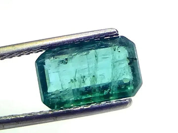 2.83 Ct Certified Untreated Natural Zambian Emerald Gemstones - Venus Gems
