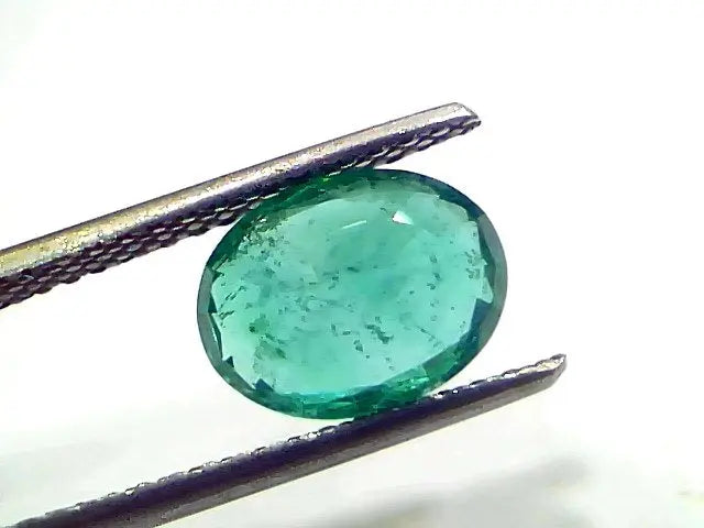 2.75 Ct IGI Certified Untreated Natural Zambian Emerald Gemstone AAA