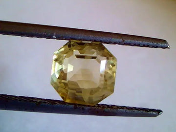 2.75 Ct Top Grade Unheat Untreat Natural Ceylon Yellow Sapphire