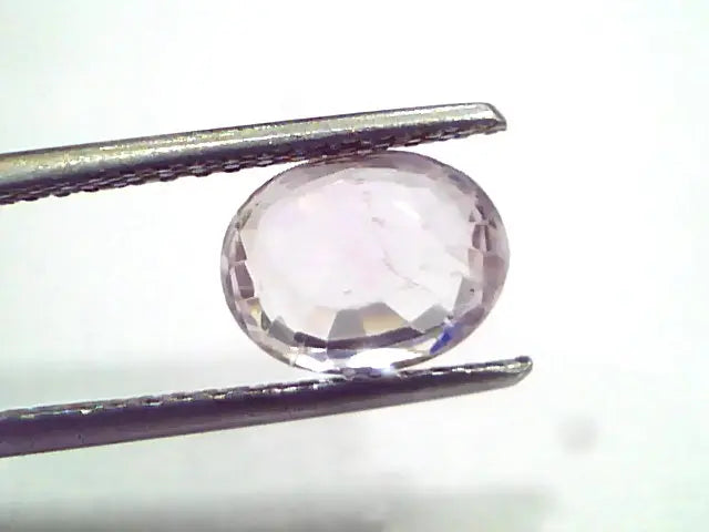 2.67 Ct Unheated Untreated Natural Ceylon White Sapphire Gemstone