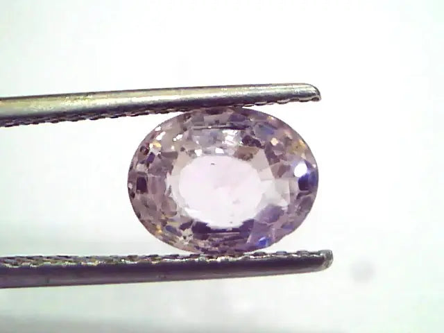 2.67 Ct Unheated Untreated Natural Ceylon White Sapphire Gemstone