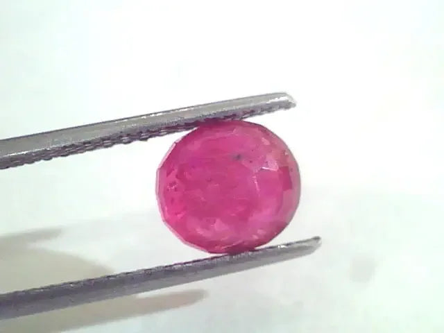 2.78 Ct Natural Old Burma Mines Ruby Gemstone Manik Stone - Venus Gems