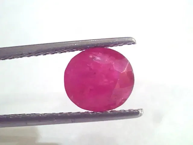 2.78 Ct Natural Old Burma Mines Ruby Gemstone Manik Stone - Venus Gems