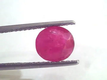 2.78 Ct Natural Old Burma Mines Ruby Gemstone Manik Stone - Venus Gems