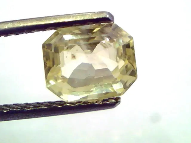 2.76 Ct Unheated Untreated Natural Ceylon Yellow Sapphire/Pukhraj