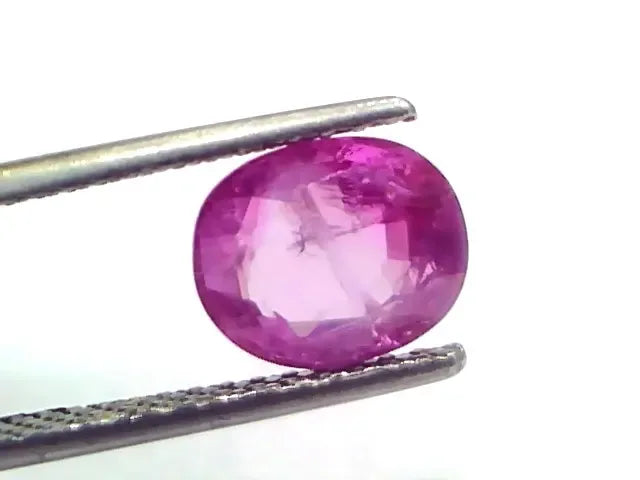 2.77 Ct GII Certified Unheated Untreated Natural Old Burma Ruby AAA - Venus Gems