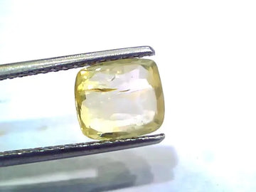 2.79 Ct Unheated Untreated Natural Ceylon Yellow Sapphire Gems