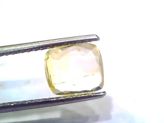 2.79 Ct Unheated Untreated Natural Ceylon Yellow Sapphire Gems