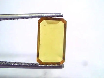 2.81 Ct Natural Yellow Sapphire Pukhraj Jupiter Gemstone(Heated)