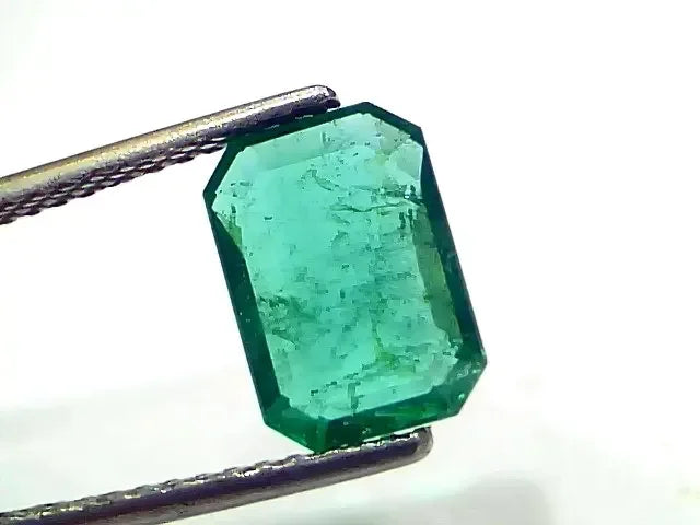 2.79 Ct IGI Certified Untreated Natural Zambian Emerald Gemstone - Venus Gems