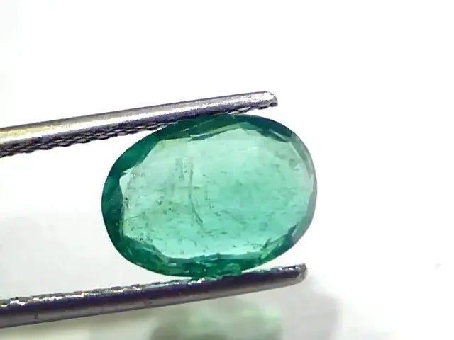 2.79 Ct GII Certified Untreated Natural Zambian Emerald Gems AAAA - Venus Gems